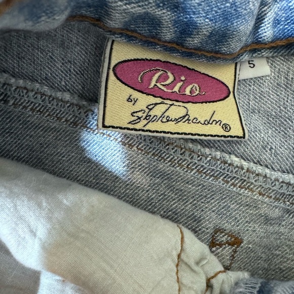 Stylish Light Blue High Rise Women's Jeans - Picture 6 of 6